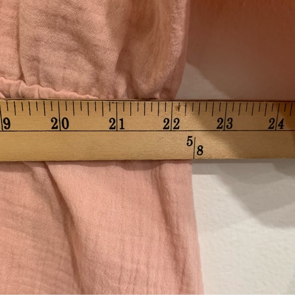 Ava & Viv Top Women's Plus Size 2X Balloon L/S Blush Color V Neck ** 1 Flaw ** - Picture 10 of 13